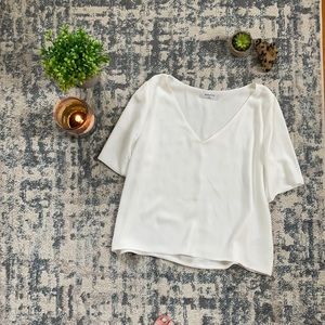 Aritzia White Blouse
